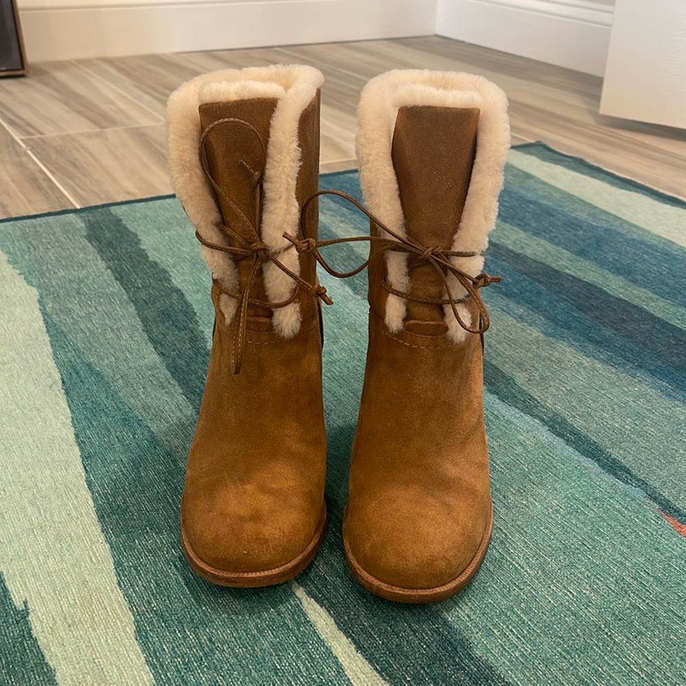UGG boots - Like new! High heeled UGG boots